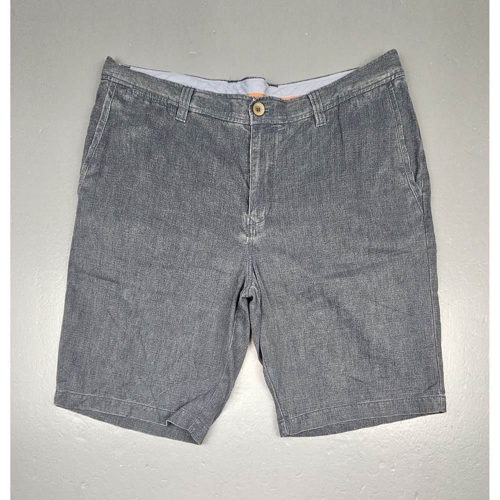 Tommy Bahama Shorts Mens‎ 36. Gray Casual Relax Silk Blend Flat Front.